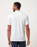 Travis Mathew Mens White Good Good Flourish Polo