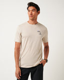 Travis Mathew Mens Italian Sand Lost Vacation Tshirt