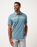 Travis Mathew Mens Captains Blue Full Flight Polo