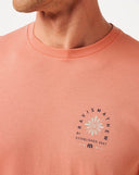 Travis Mathew Mens Terra Cotta Deco Tshirt
