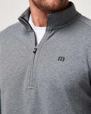 Travis Mathew Mens Dark Grey Upgraded Pullover