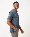 Travis Mathew Mens Mood Indigo/Vintage Indigo Quick Trip Polo