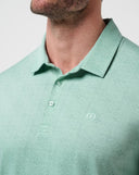 Travis Mathew Mens Eggshell Blue Acropolis Polo