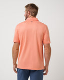 Travis Mathew Mens Terra Cotta Roaming Routes Polo