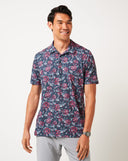 Travis Mathew Mens Mood Indigo/Vintage Indigo Featherweight Flourish Polo