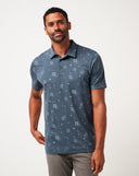 Travis Mathew Mens Mood Indigo/Vintage Indigo Quick Trip Polo