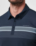 Travis Mathew Mens Total Eclipse State of the Art Polo