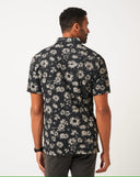 Travis Mathew Men's Shaded Grove Black Golf Polo