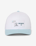 Travis Mathew Mens White Full Send Feb Snapback Hat