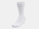 Under Armour Mens White/Halo grey Essential 6pk Crew Socks
