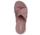 Skechers Ladies Mauve Go Walk Flex Sandal