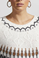 Tribal Ladies Intarsia Sweater