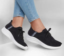 Skechers Ladies Black Ultra Flex 3.0 Brilliant Shoe