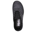 Skechers Ladies Black/White Summits Dazzling Haze Shoes
