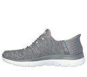 Skechers Ladies Grey/Multi Summits Dazzling Haze Shoe