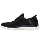 Skechers Ladies Black/Rose Gold Summits Classy Nights Slip In Shoe