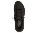Skechers Ladies Black Contour Foam Cozy Fit Slip In Shoes