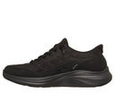 Skechers Ladies Black Contour Foam Cozy Fit Slip In Shoes