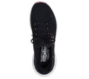 Skechers Ladies Black/Pink Edgeride Impression Slip In Shoes