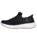 Skechers Ladies Black/Pink Edgeride Impression Slip In Shoes