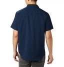 Columbia Mens Collegiate Navy Utilizer II Solid SS Shirt