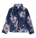 Columbia Girls Collegiate Navy Blossoming Benton Springs III Printed Fleece