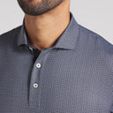 Puma Mens MATTR Tile Puma Black/White Glow Golf Polo