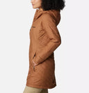 Columbia Ladies Camel Brown Heavenly Long Hooded Jacket