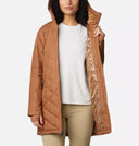 Columbia Ladies Camel Brown Heavenly Long Hooded Jacket