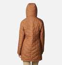 Columbia Ladies Camel Brown Heavenly Long Hooded Jacket