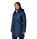 Columbia Ladies Collegiate Navy Heavenly Long Hooded Jacket