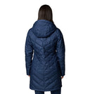 Columbia Ladies Collegiate Navy Heavenly Long Hooded Jacket