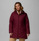 Columbia Ladies Rich Wine Heavenly Long Hooded Jacket