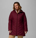 Columbia Ladies Rich Wine Heavenly Long Hooded Jacket