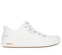 Skechers Ladies White Arch Fit Arcade-See Ya Later  Slip In Shoes