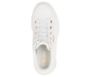 Skechers Ladies White Arch Fit Arcade-See Ya Later  Slip In Shoes
