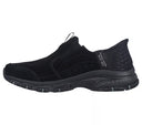 Skechers Ladies Black Hillcrest Sunapee Slip In Shoes