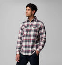 Columbia Mens Dark Stone Trails Edge Flare Gun Flannel LS Shirt