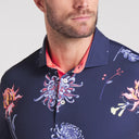 Puma Mens MATTR Dahlia Deep Navy/Blue Horizon Golf Polo
