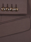 Renoir Mens Brown Slim Fit Suit