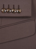 Renoir Mens Brown Slim Fit Suit