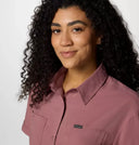 Columbia Ladies Fig Silver Ridge Utility SS Shirt
