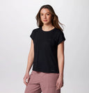 Columbia Ladies Black Boundless Trek SS Tshirt