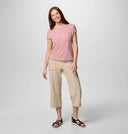 Columbia Ladies Eraser Pink Boundless Trek SS Tshirt