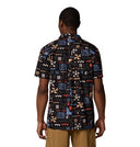 Columbia Mens Black Outer Bounds Pine Canyon SS Shirt