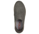 Skechers Mens Khaki Relaxed Fit Expected Cayson Slip In Shoe
