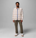 Columbia Mens Ancient Fossil Trapper Windowpane Windward II Shirt Jacket