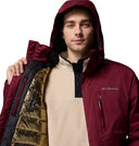 Columbia Mens Rich Wine Oak Harbour II Insulated Jacket