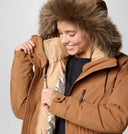 Columbia Ladies Camel Brown Payton Pass Ii Interchange Jacket