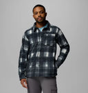 Columbia Mens Chalk Omblur Steens Mountain II Printed Jacket